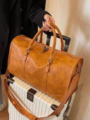 Retro Crossbody Business Trip Female Texture Luggage Bag