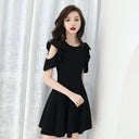 Goddess Temperament Dress Elegant Off-Shoulder Summer Style