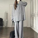 Suitable for Pregnant Women Suit Loose Turtleneck Set