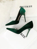 Xi Shi Elegant High Heel Evening Dress Stylish Autumn Footwear