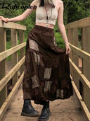 Y2k Boho Party Pleated Skirts For Stylish Spring Fashion