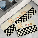 Cartoon Soft Diatom Ooze Kitchen Floor Mat Non-Slip Oilproof