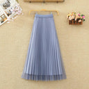 Winter Fairy Pleated Tulle Skirt Captivating Elegance