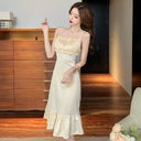 Socialite Fishtail Satin Dress Timeless Elegance and Grace