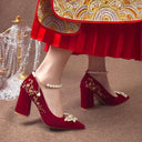 Xiuhe Maternity Bridal Shoes for Expecting Brides in Autumn