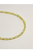 Cnhnon Handmade Beaded Trendy Necklace Natural Stone Jewelry