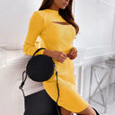 Spring Chic Cut-Out Women's Dress for Party Casual Style