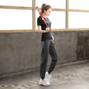 Plus Size Summer Fitness Outfit Stylish Sports Suit Set