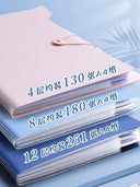 A4 Test Paper Storage Bag Large Capacity Multi-Layer Folder