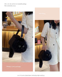 Design Niche Style Summer Cute Handmade Cat Shoulder Bag