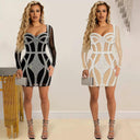 Mesh Chest-Wrapped Dress: Summer Glamour and Elegance