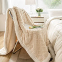 Sofa Blanket Winter Thick Coral Fleece Office Nap Blanket