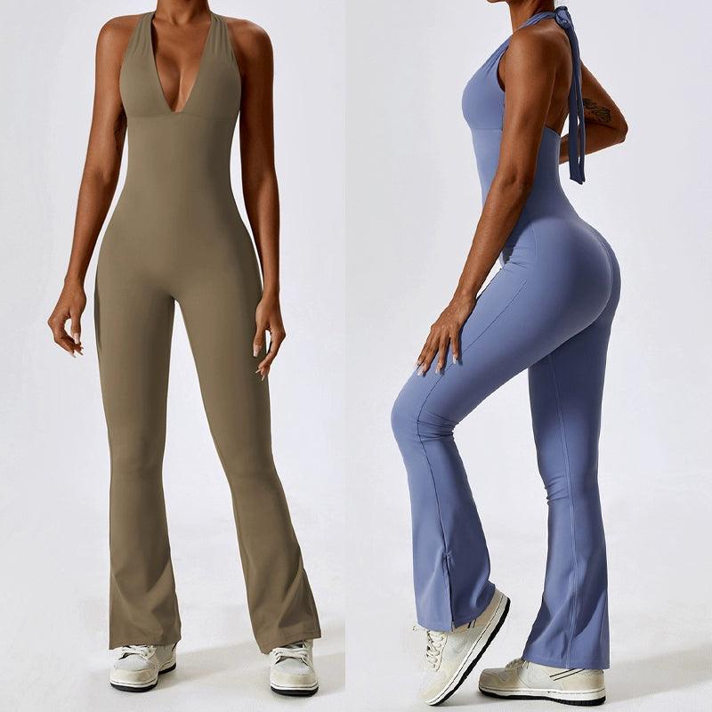 Ultimate Supportive Yoga Jumpsuit for Women - Enhance Your Workout Experience at OurLum.com  OurLum.com   