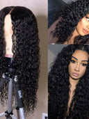 Luxurious Brazilian Deep Curly Lace Front Wig Glamour Style