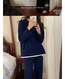 Classic Style Cashmere Sweater Suit Women's Two-Piece Set