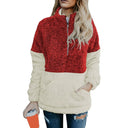 Fashion Special Offer Thick Zipped Stand Collar Sweatshirt