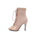 Jazz Lace-up High Heels for Elegant Stylish Occasions