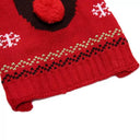 Christmas Pet Clothes Red Nose Deer Sweater For Dogs