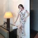 Pure Desire Retro Floral Dress Stylish Summer Charm Elegance