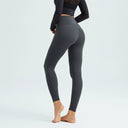 Jiao Ma Algin Fabric High Waist Hip Raise Yoga Pants