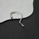 Cool Spirit Snake Dark Ins Concave Shape Ear Hanging Jewelry