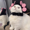 Funny Rabbit Headdress Scarf Barrettes For Cute Cat Pets