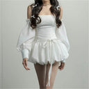 Kliou Sexy Gyaru Summer Dress Waist-Hugging Style Allure