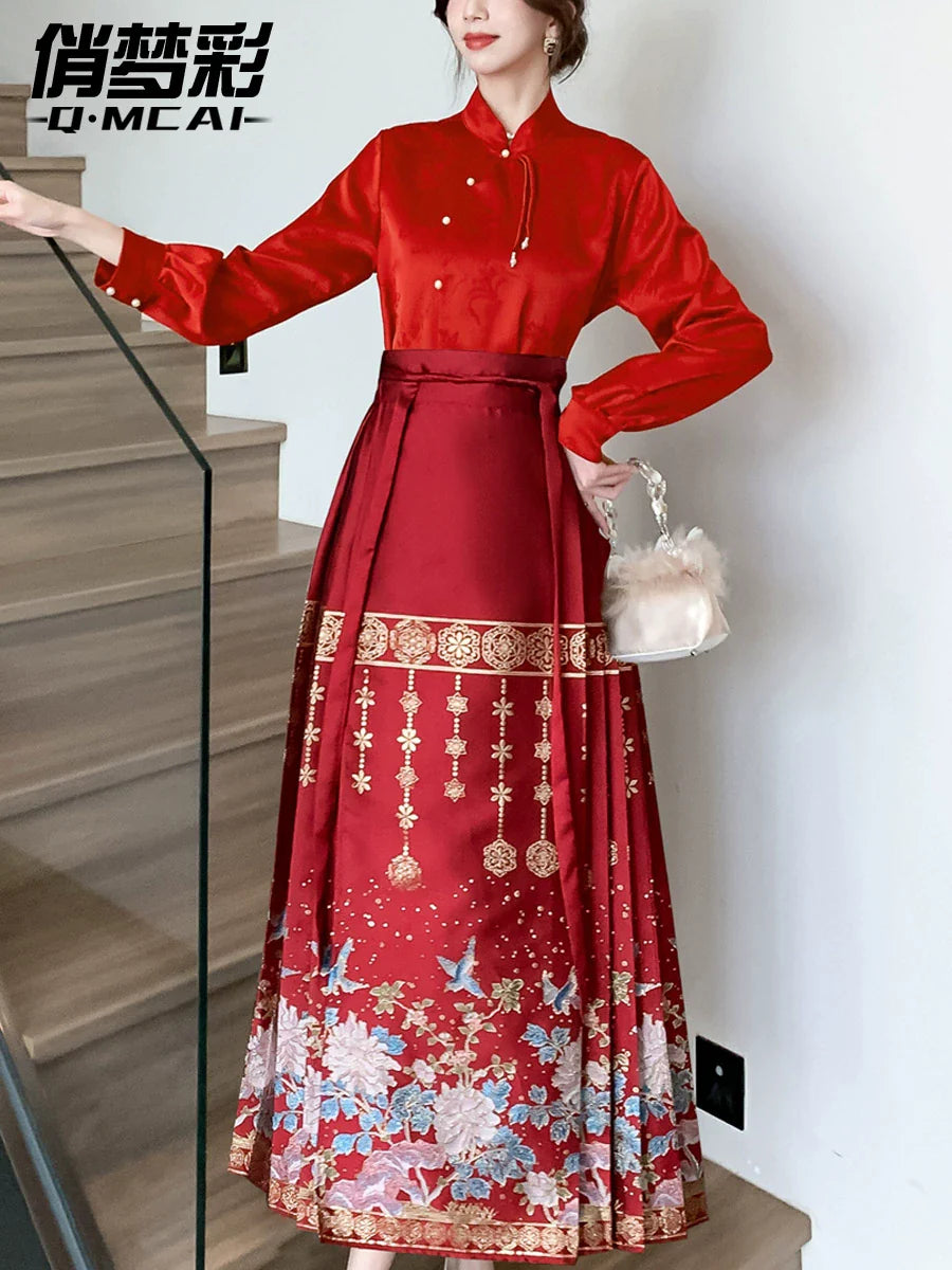 Elegant Chinese Engagement Dress: Traditional & Modern Style