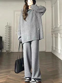 Suitable for Pregnant Women Suit Loose Turtleneck Set