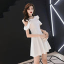 Goddess Temperament Dress Elegant Off-Shoulder Summer Style