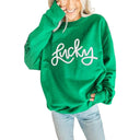 European and American Leisure Easiest for Match Warm Long Sleeve Sweater Female Fall and Winter New Arrival Christmas Merry Letter Slogan Pullover Tops  ourlum.com Green P9 Size S fit (45.00 kg-55.00 kg 