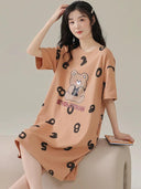 Palanduo Nightdress: Summer Cotton Sleepwear for Women