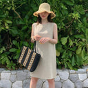 Chic Korean Vest Dress Effortless Elegance Modern Style