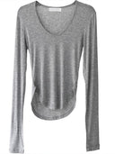 Chic U Collar Tee Autumn Style Upgrade and Sophistication