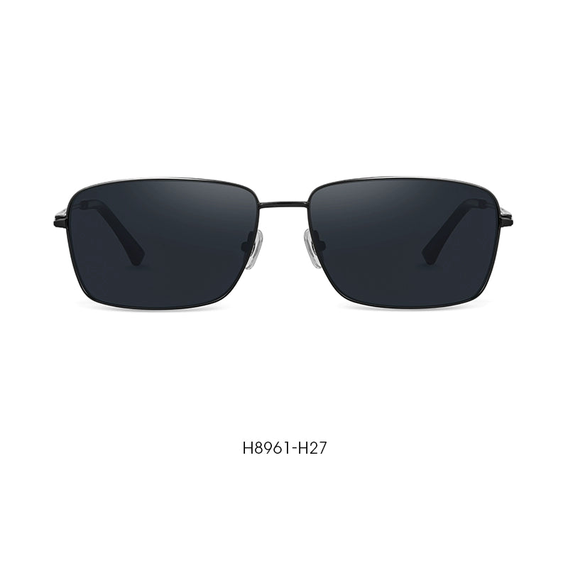 Helen Keller New Arrival Business Small Square Box Men Sunglasses Polarized Driving Glasses UV Protection Sunglasses H8961