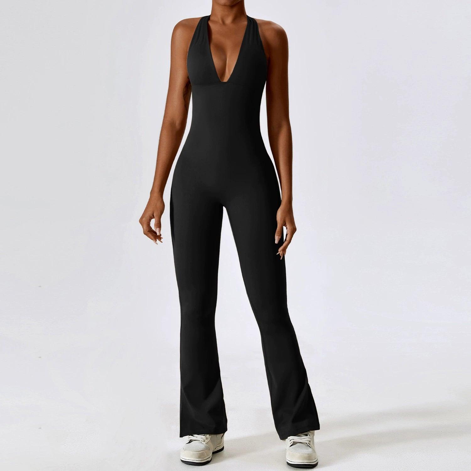 Ultimate Supportive Yoga Jumpsuit for Women - Enhance Your Workout Experience at OurLum.com  OurLum.com   