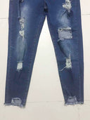 L-5XL Plus-Size Stretch Ripped Fat Lady Jeans Denim Fit