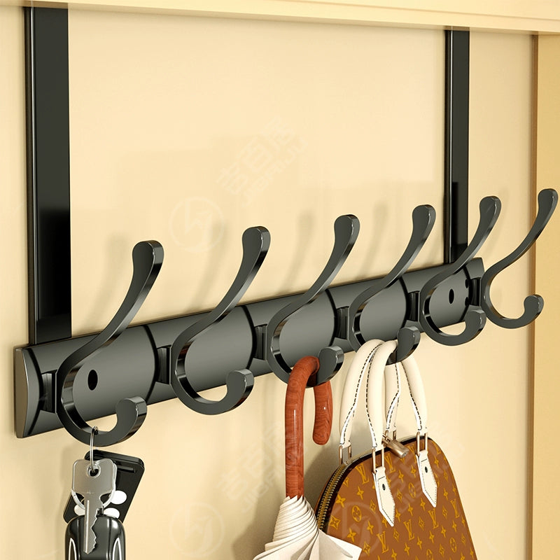 No Punch Hanger Wall Hanging Door Rear Hook Doorway Storage Clothes Hanging Rack Storage Fantastic Hallway Row Hook