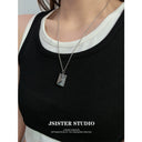 Open Envelope Couple's Pendant Chinese Valentine's Day Gift Necklace