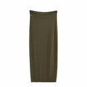 Elegant Modal Pencil Skirt Versatile Summer Staple Skirt