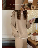 Classic Style Cashmere Sweater Suit Women's Two-Piece Set