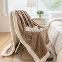 Sofa Blanket Winter Thick Coral Fleece Office Nap Blanket