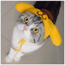 Sanliou Pom Pom Purin Pet Disguise Cap Handmade Cat Headdress