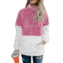 Fashion Special Offer Thick Zipped Stand Collar Sweatshirt