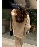 Classic Style Cashmere Sweater Suit Women's Two-Piece Set