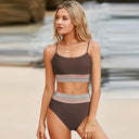 Fashion Seaside Vacation Hot Spring Sling Bikini 2024 Set