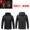 Smart Charging Down Cotton Jacket for Stylish Warmth