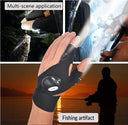 Fingerless Glove LED Flashlight Waterproof Torch Outdoor Tool