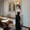 Elegant Acetate Satin Evening Gown for Special Events