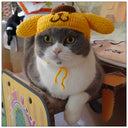 Sanliou Pom Pom Purin Pet Disguise Cap Handmade Cat Headdress